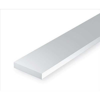Evergreen 00121 Styrene Strips 0.020 x 0.030 x 14in / 0.51mm x 0.76mm x 36cm - 10
