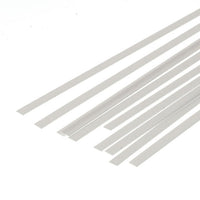 Evergreen 00129 Styrene Strips 0.020 x 0.250 x 14in / 0.51mm x 6.4mm x 36cm - 10