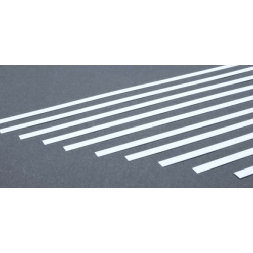 Evergreen 00121 Styrene Strips 0.020 x 0.030 x 14in / 0.51mm x 0.76mm x 36cm - 10
