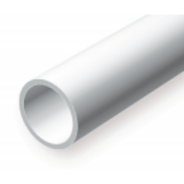 Evergreen 00230 Styrene Tube 0.312 x 14in / 7.9mm x 36cm - 3
