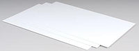Evergreen 09060 Styrene White Sheet 0.060 x 6 x 12in / 1.5mm x 15cm x 30cm 1pc