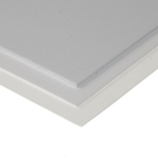Evergreen 09040 Styrene White Sheets 0.040 x 6 x 12in / 1mm x 15cm x 30cm 2pc