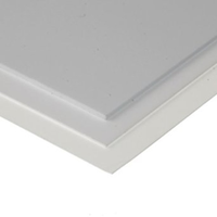 Evergreen 09040 Styrene White Sheets 0.040 x 6 x 12in / 1mm x 15cm x 30cm 2pc