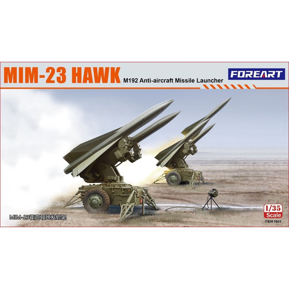 Fore Art 1/35 MIM-23 Hawk M192 Anti-Aircraft Missile Launcher Model Kit