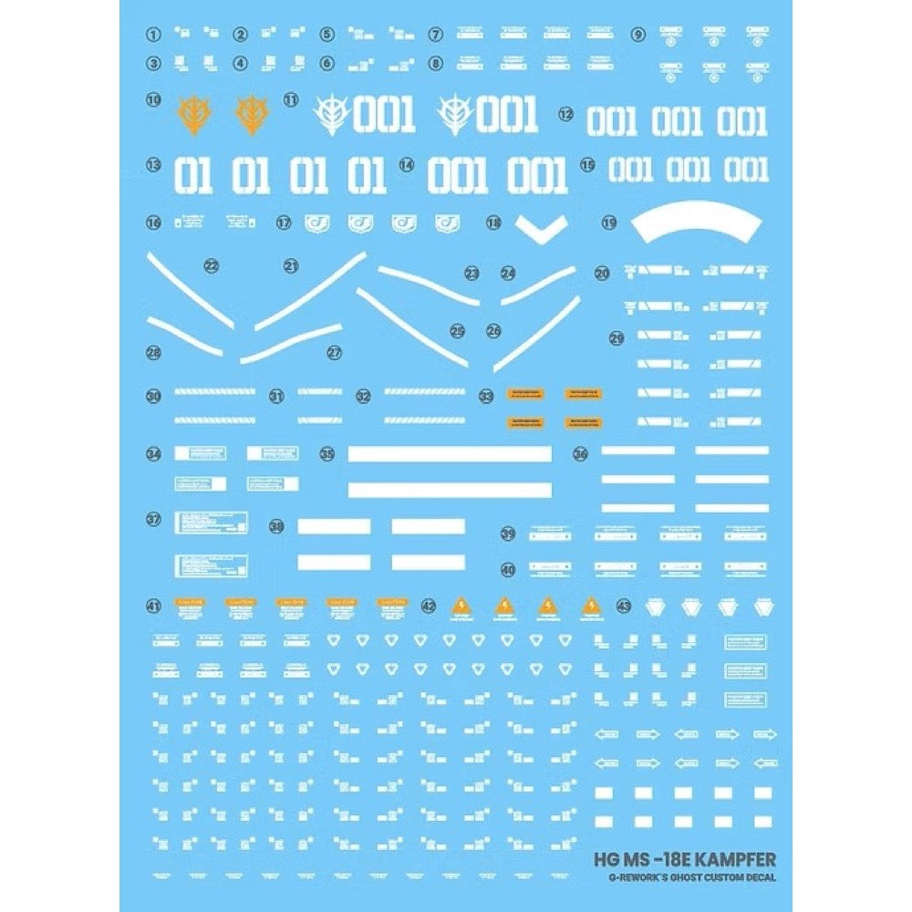 G-Rework Premium Decal for MG Kampfer
