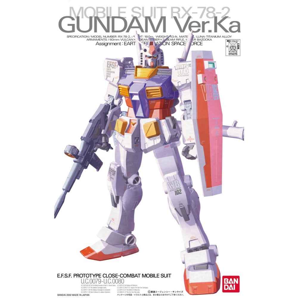 Bandai 5063537 MG 1/100 RX-78-2 Ver.Ka |  Hobbies Online