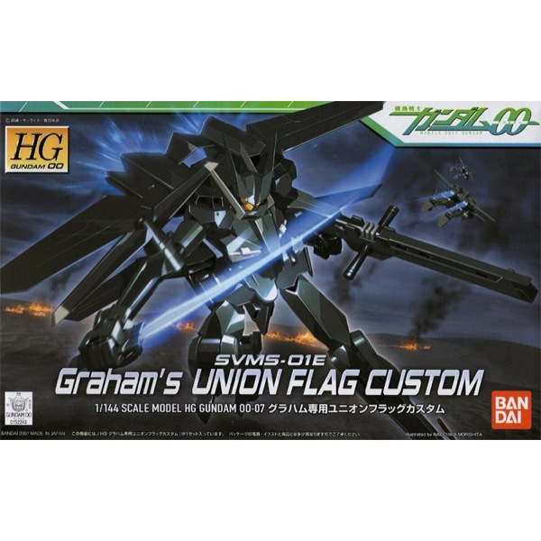 Bandai 5060640 HG 1/144 Union Flag Graham Custom Gundam 00 |  Hobbies Online