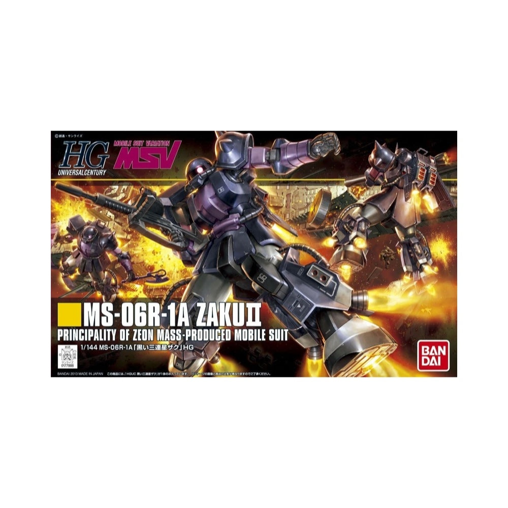Bandai 5057748 HGUC 1/144 MS-06R-1A Zaku II Black Tristar Gundam MSV |  Hobbies Online