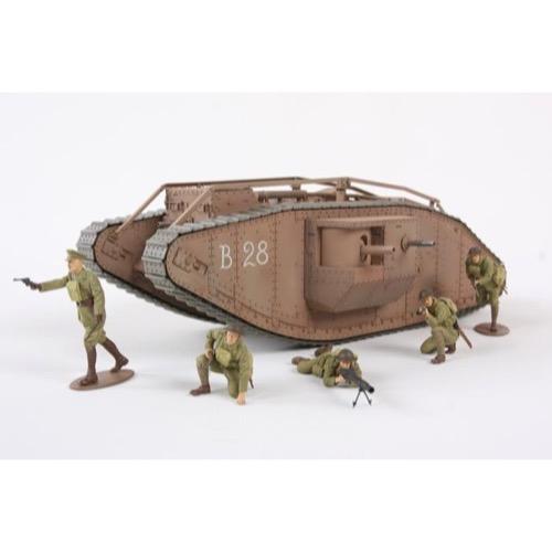 Tamiya 30057 1/35 WWI British Tank Mk.IV Male w/Single Motor Plastic Model Kit