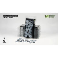 Gamers Grass Battle Ready Toppers Frost Lake Round 25mm 12pc