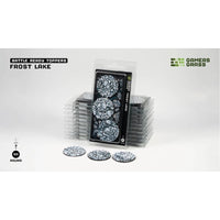 Gamers Grass Battle Ready Toppers Frost Lake Round 50mm 3pc