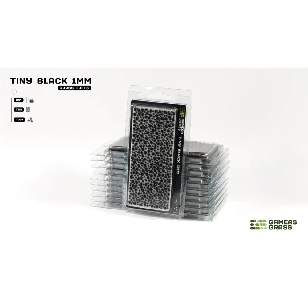 Gamers Grass Grass Tufts Tiny Black 1mm
