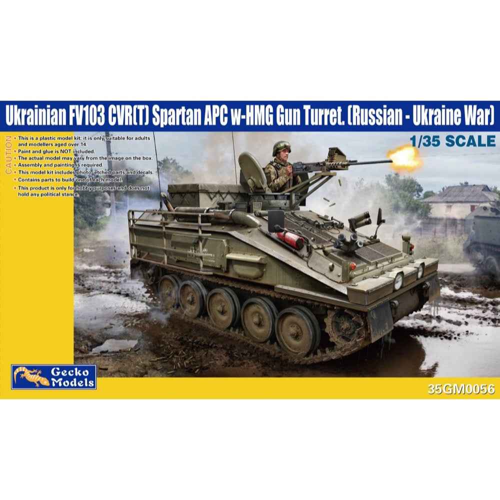Gecko Models 1/35 Ukrainian FV103 CVR Spartan APC with HMG