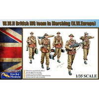 Gecko Models 1/35 W.W.II British MG Team in Marching