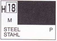 Mr Hobby (Gunze) H018 Aqueous Metallic Steel Acrylic Paint 10ml