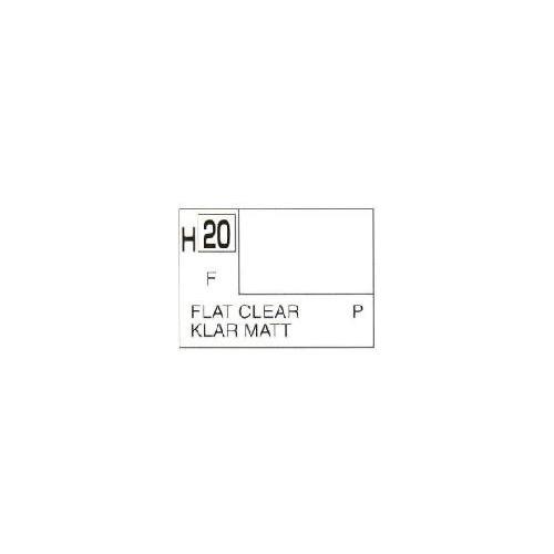 Mr Hobby (Gunze) H020 Aqueous Flat Clear Acrylic Paint 10ml