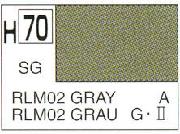 Mr Hobby (Gunze) H070 Aqueous Semi-Gloss RLM Grey Acrylic Paint 10ml