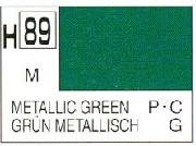 Mr Hobby (Gunze) H089 Aqueous Metallic Green Acrylic Paint 10ml