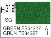 Mr Hobby (Gunze) H312 Aqueous Semi-Gloss Green FS34227 Acrylic Paint 10ml