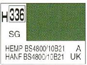 Mr Hobby (Gunze) H336 Aqueous Semi-Gloss Hemp BS4800/ 10821 Acrylic Paint 10ml
