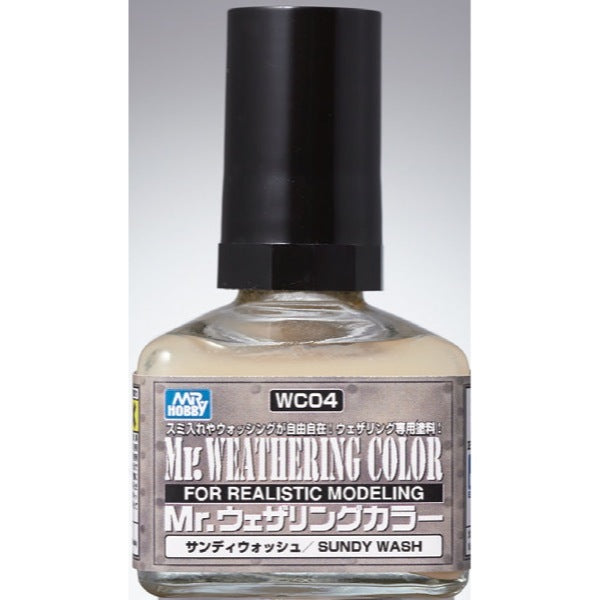 Mr Hobby (Gunze) WC04 Mr Weathering Color Sandy Wash Oil Wash 40ml