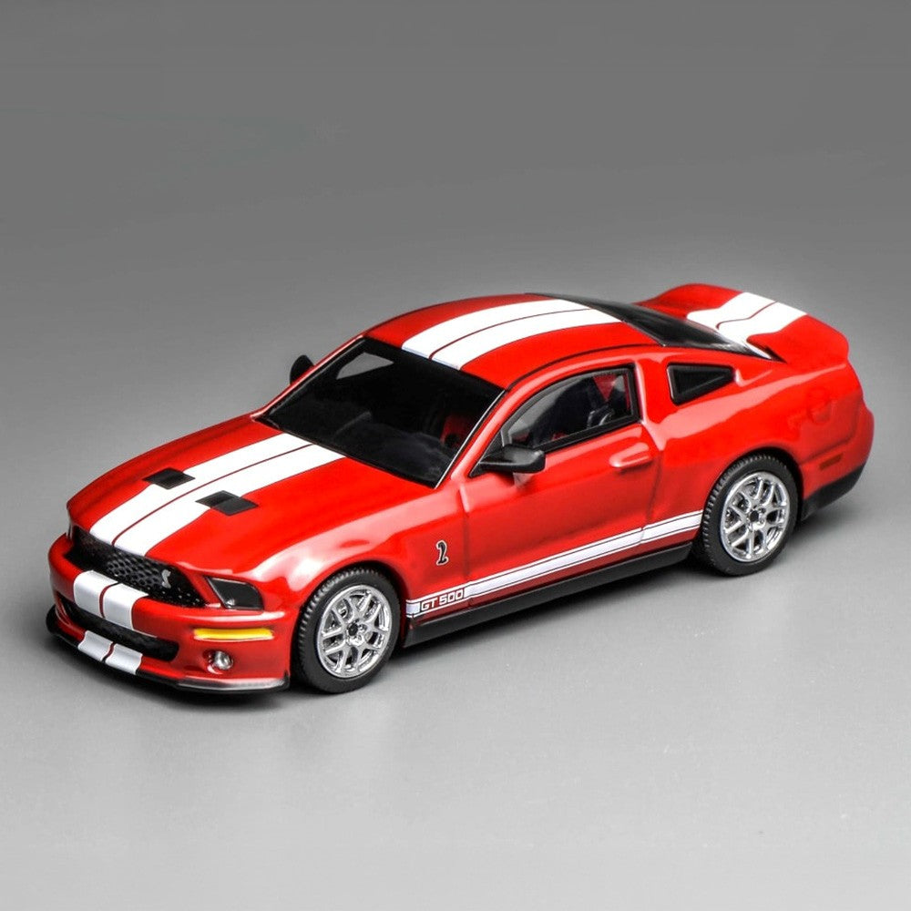 GreenLight x MotorHelix 1/64 Ford Mustang Shelby GT500 2007 Red