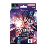 Gundam Card Game Starter Deck Display Heavy Dominion [ST14]