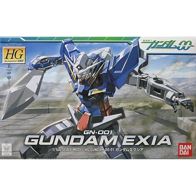 Bandai 5057927 HG 1/144 Gundam Exia Gundam 00 - Hobbies Online