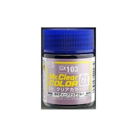 Mr Hobby (Gunze) GX103 Mr Clear Color GX Clear Blue Lacquer Paint 18ml