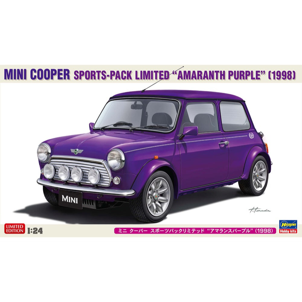 Hasegawa 20814 1/24 Mini Cooper Sports-Pack Limited Amaranth Purple 1998