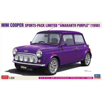 Hasegawa 20814 1/24 Mini Cooper Sports-Pack Limited Amaranth Purple 1998