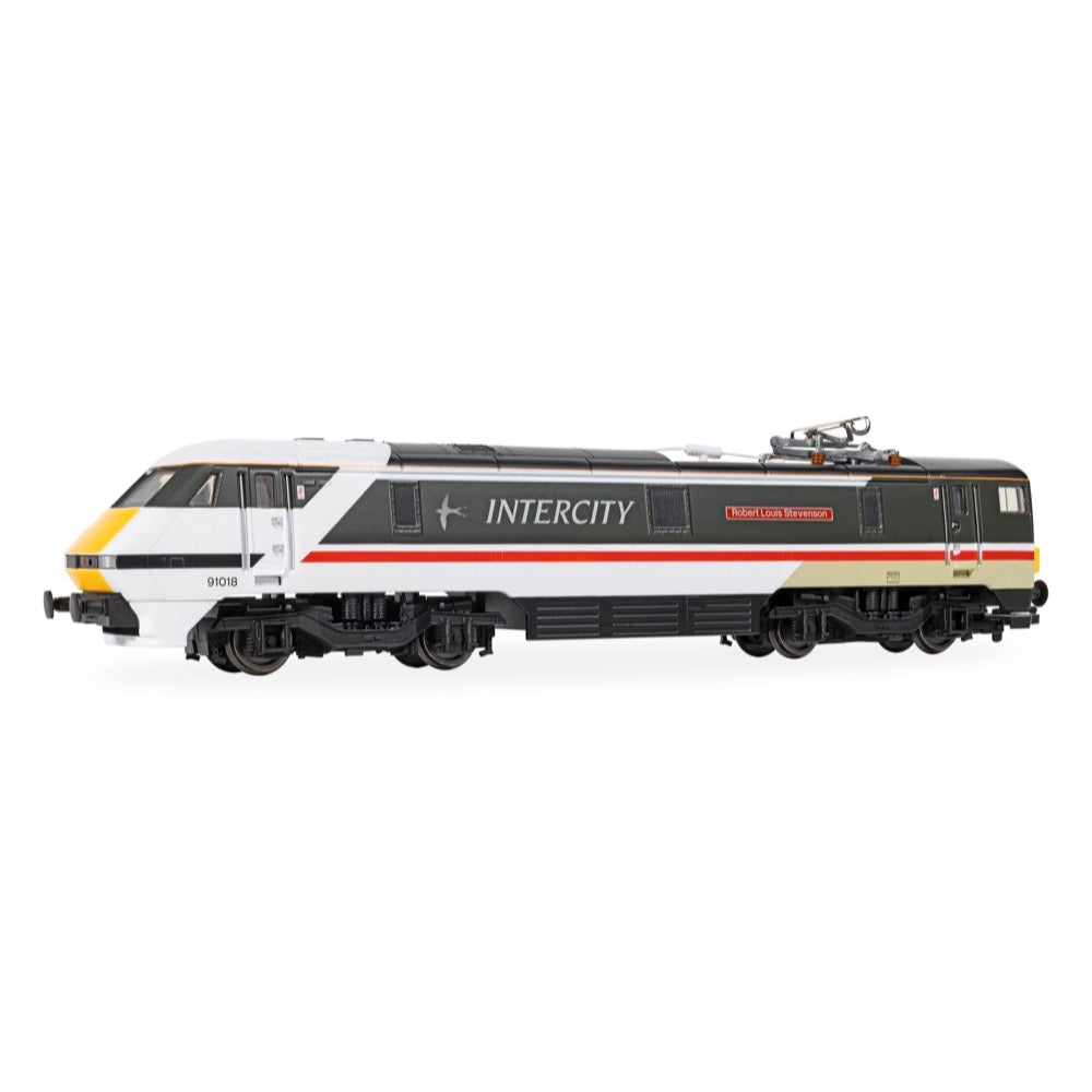 Hornby R30527 OO RailRoad BR Intercity Class 91 'Robert Louis Stevenson' 91018 Locomotive