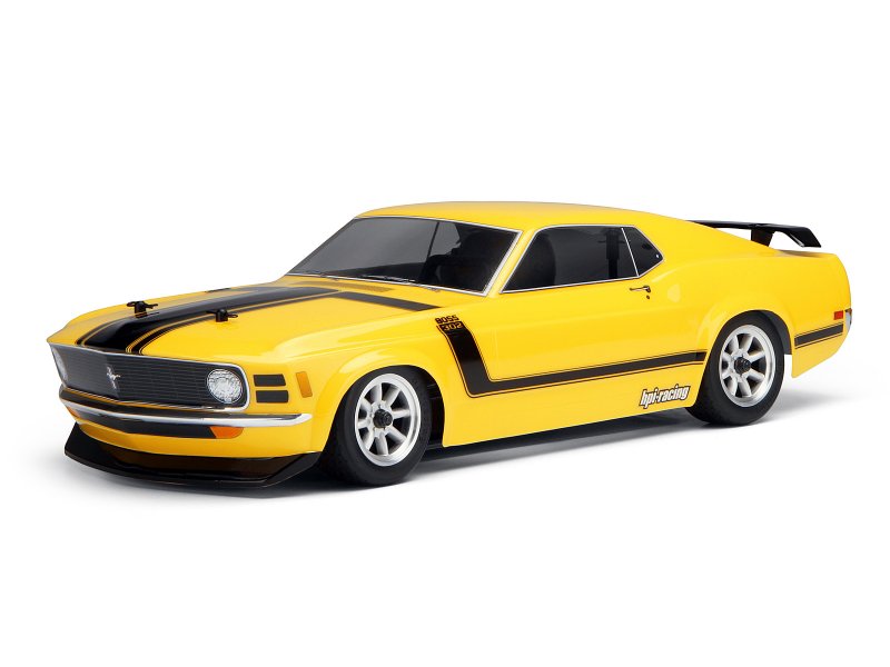 HPI 17546 1/10 1970 Ford Mustang Boss 302 Clear Body (200mm)