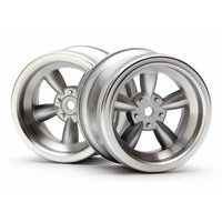 HPI 3820 Vintage 5 Spoke Wheel 31mm Matt Chrome 6mm Offset 2pcs