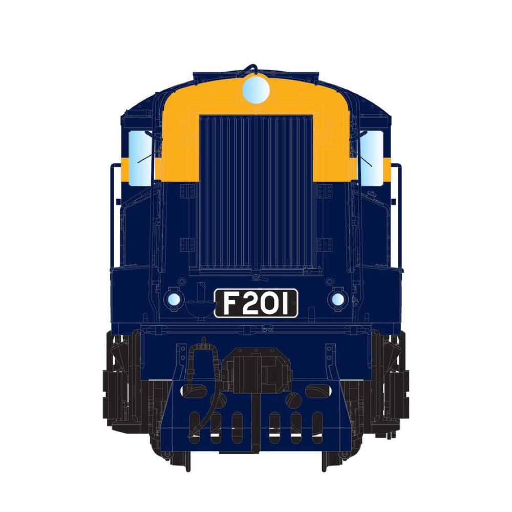 IDR Models HO F 201 VR Locomotive Blue