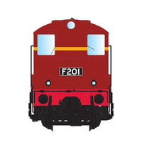 IDR Models HO F 212 VR Locomotive Red Wide Lining Without Buffers