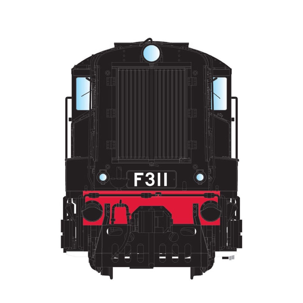 IDR Models HO F 311 Original Black With Buffers