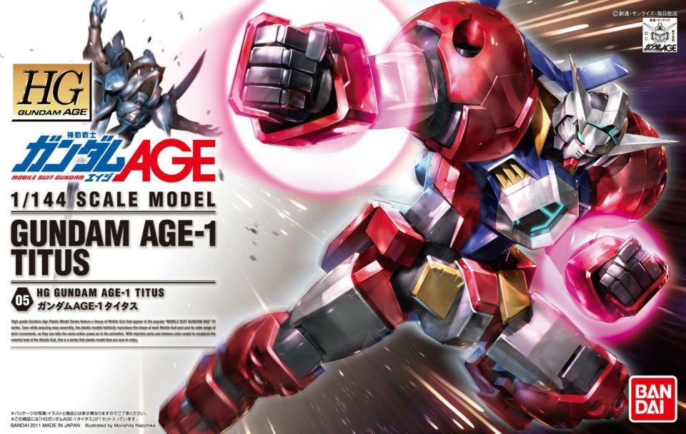 Bandai 0171623 HG 1/144 Gundam AGE-1 Titus |  Hobbies Online