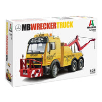 Italeri 1/24 Mercedes-Benz Wrecker Truck New Artwork Rubber Tyres And Chromed Parts