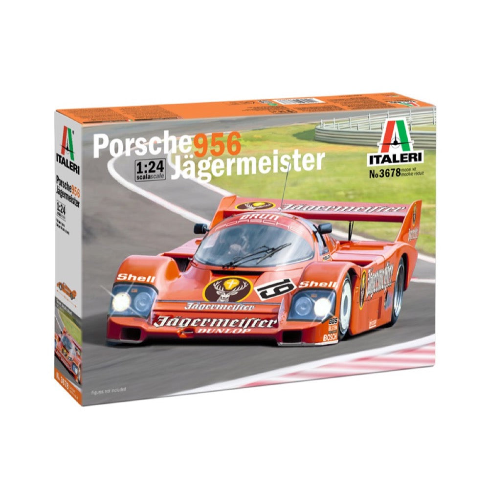 Italeri 1/24 Porsche 956 Jagermeister Super Decal Sheet And Rubber Tyres
