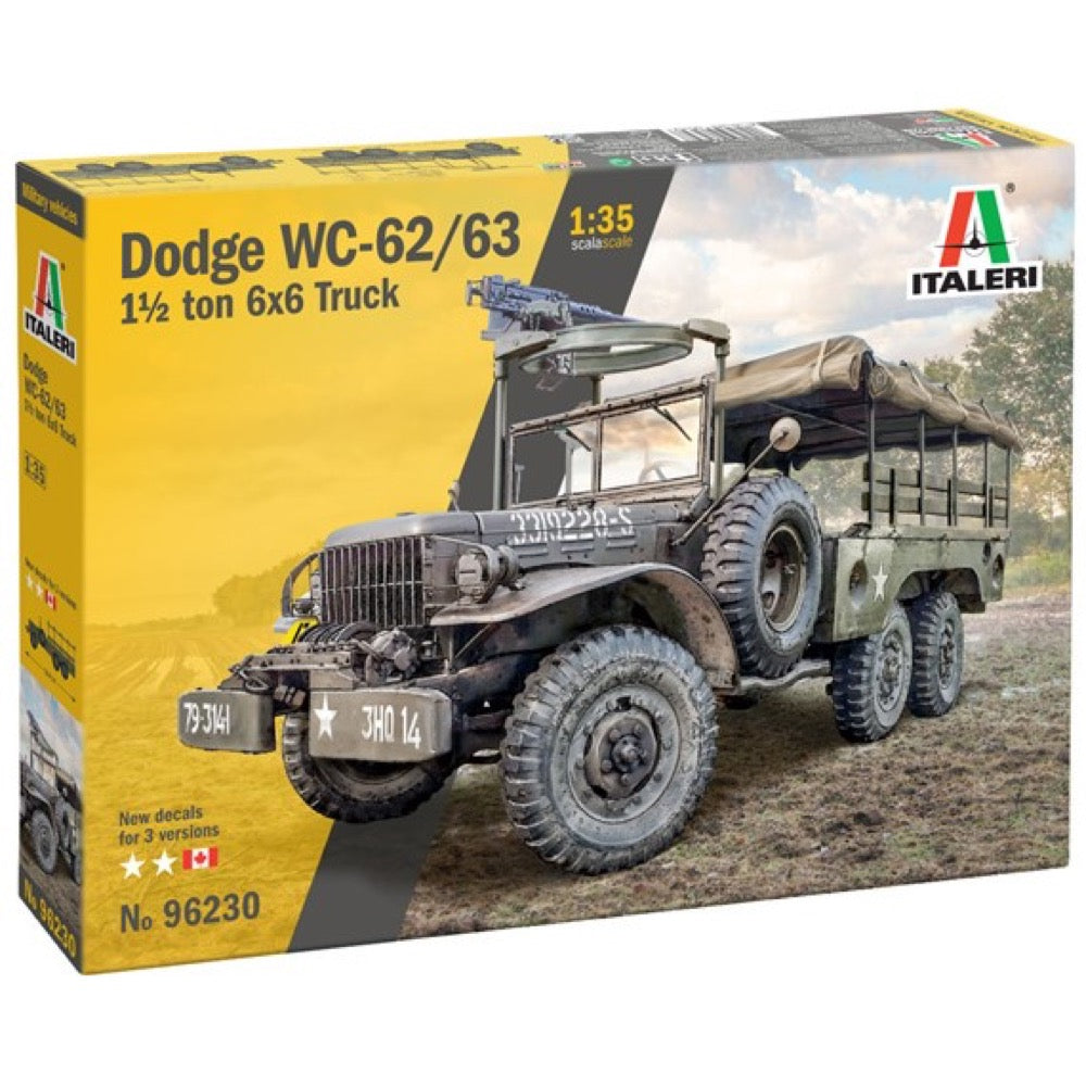 Italeri 1/35 Dodge WC-62/63 1 and half Ton 6x6 Truck