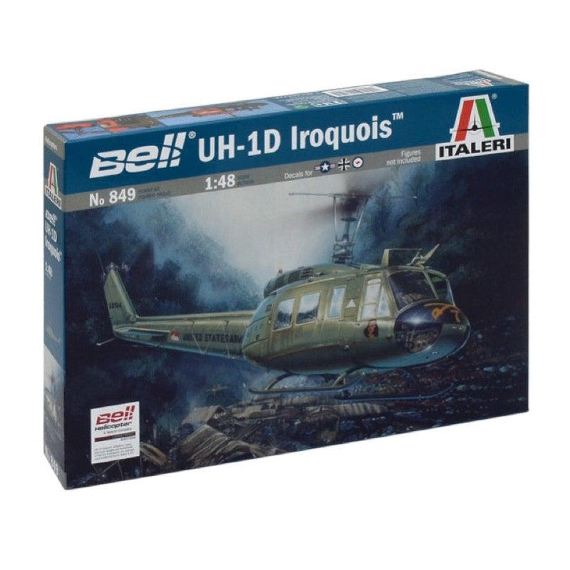 Italeri 0849 1/48 Heli UH1D Slick and Aust Decals