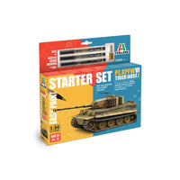 Italeri 1/56 Pz. Kpfw. Vi Tiger I Ausf. E Starter Set