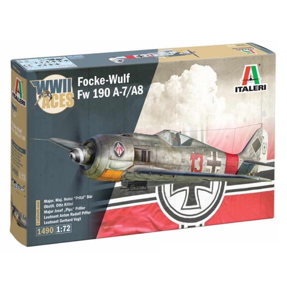 Italeri 1/72 Fw 190 A-8/F Aces Super Decal Sheet