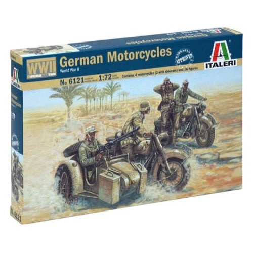Italeri 6121 1/72 WWII German Motorcycles