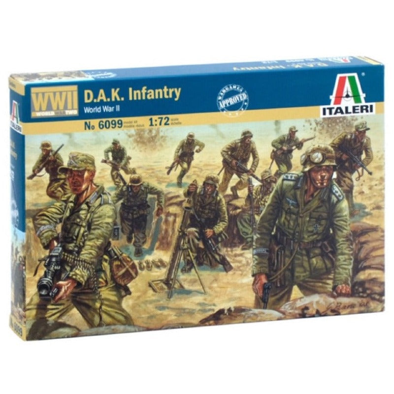 Italeri 6099 1/72 D Afrika Korps Infantry WWII