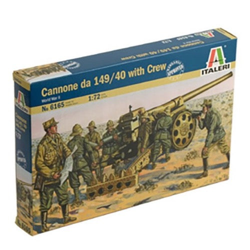 Italeri 6165 1/72 Italian Cannon 149/40 with Crew
