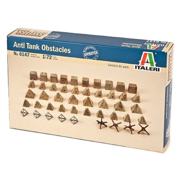 Italeri 6147 1/72 Anti-Tank Traps and Obstacles