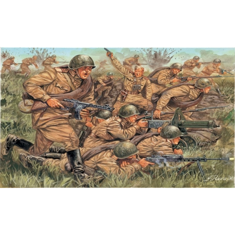 Italeri 6057 1/72 Russian Infantry WWII
