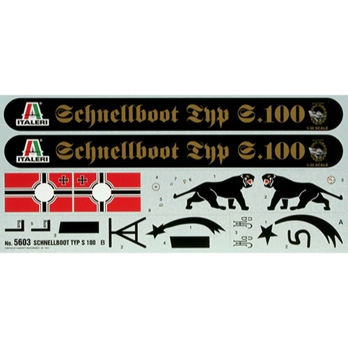 Italeri 5603 1/35 Schnellboot S-100